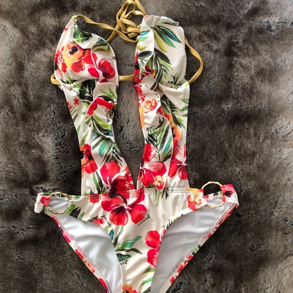 Guess Other - Tropical Guess monokini